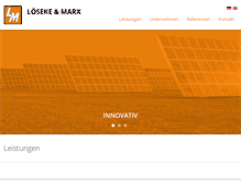 Tablet Screenshot of lm-anlagen.de